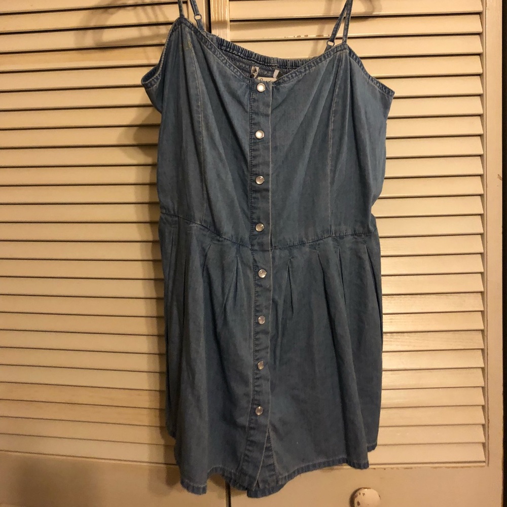 Denim Romper